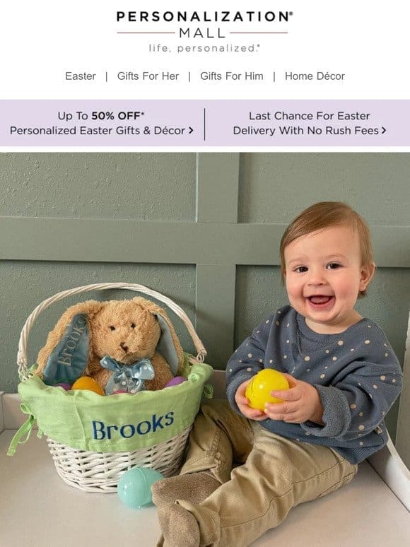 Last Chance For Easter Delivery With No Rush Fees