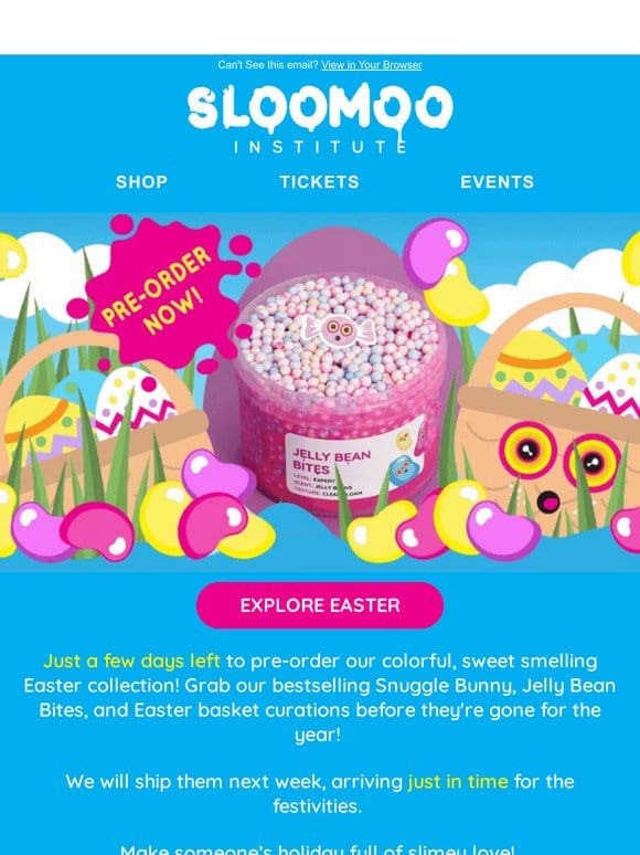 Last Chance! Pre-Order Easter Slimes