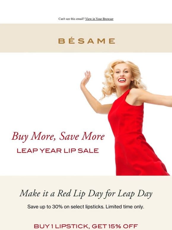 Leap Year Lip Sale❣️