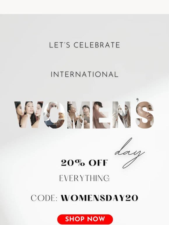 Let’s celebrate the ladies!