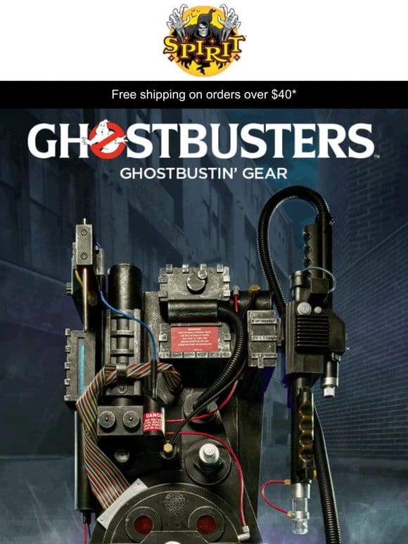 Life-size replica Proton Pack & more!