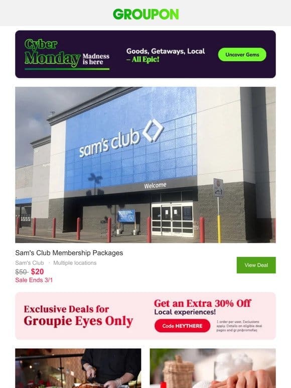 Limited Time Offer: Sam’s Club Membership Available Now for $20!