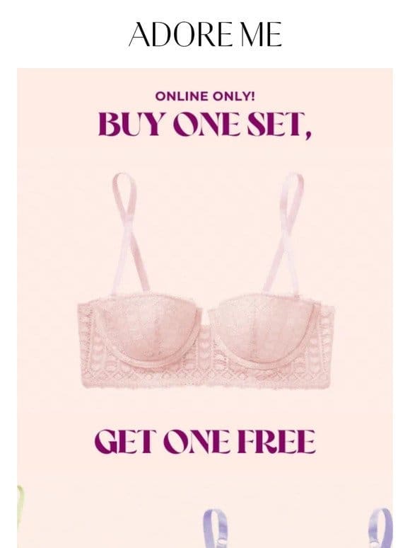 Limited Time Only: Buy 1 Set， Get 1 FREE