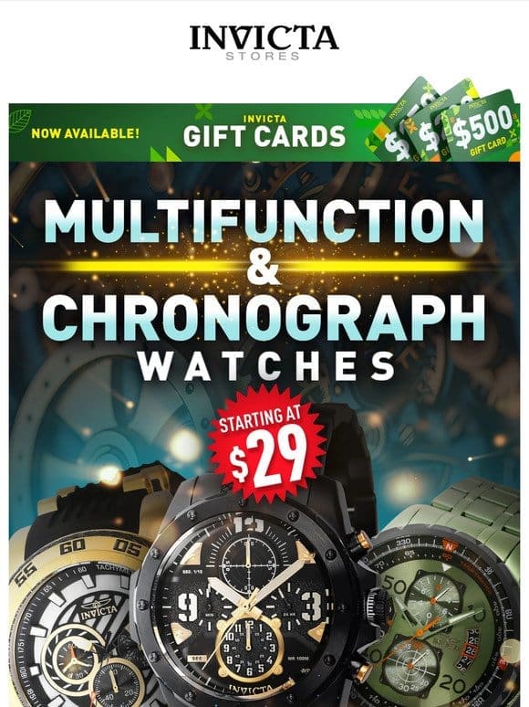 MULTIFUNCTION WATCHES⌚️Starting At $29 ❗