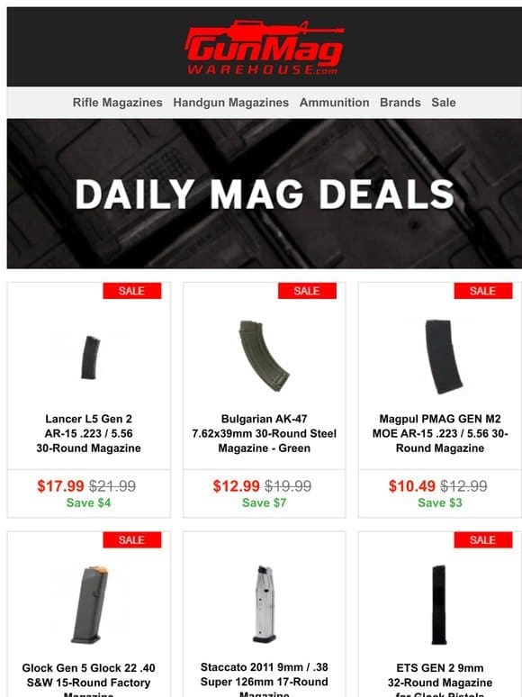 Mag Deals Hot Off The Presses! | NEW Lancer L5 Gen 2 AR-15 30 Rd Mag for $18