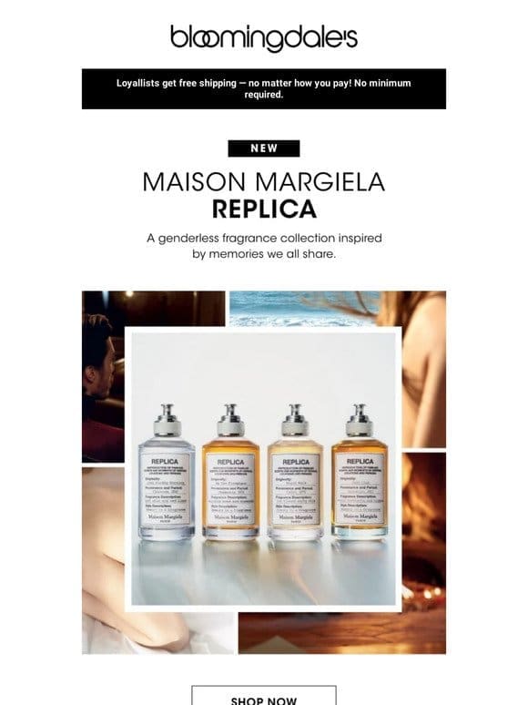 Maison Margiela Replica now at Bloomingdale’s!