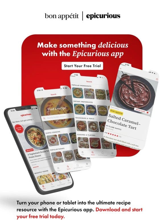 Make this Spring Delicious with the Epicurious App