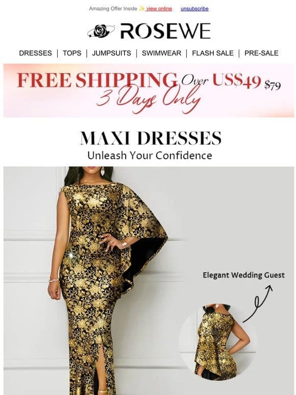 Maxi Dresses for Every Season: 4th free!