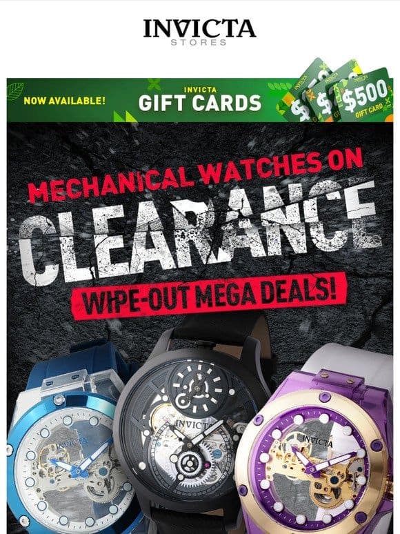 Mechanical⚙️Watches At ONLY $59 ❗️