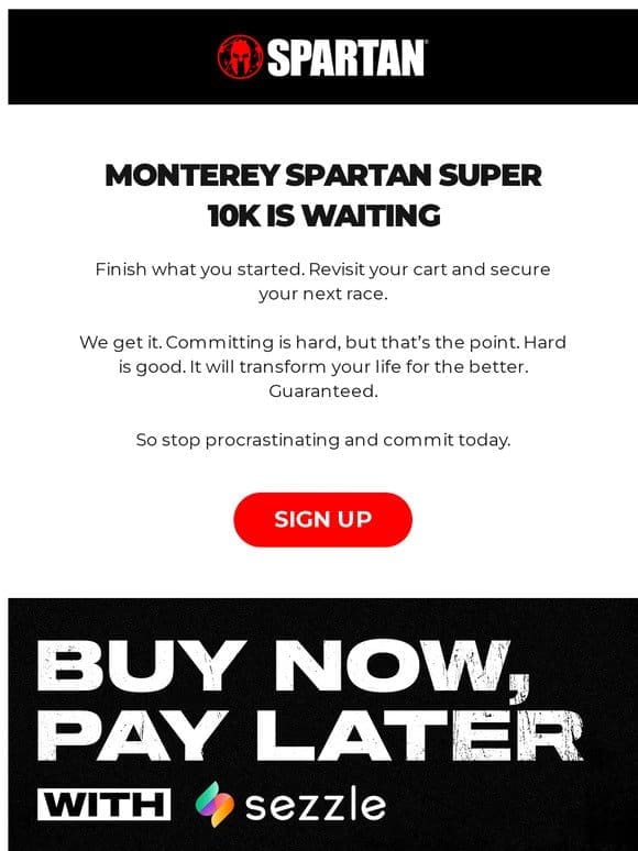 Monterey Spartan Super 10K is waiting