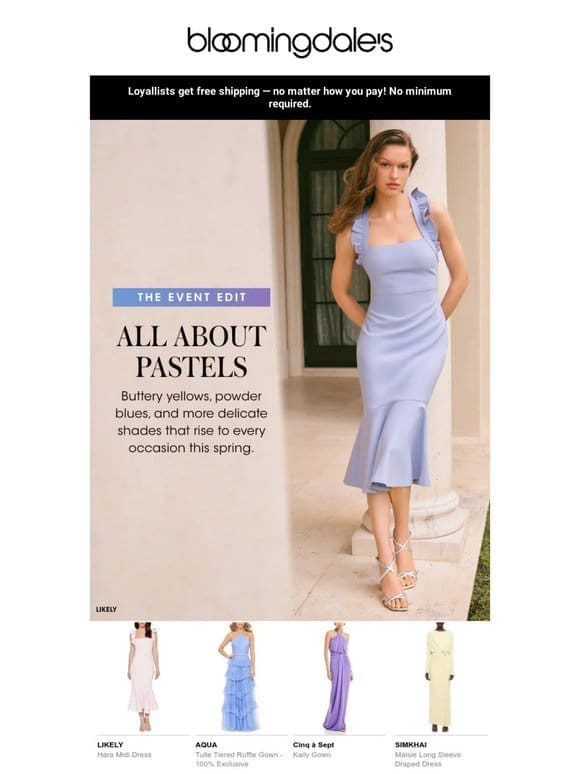 Most-wanted now: Pastel dresses