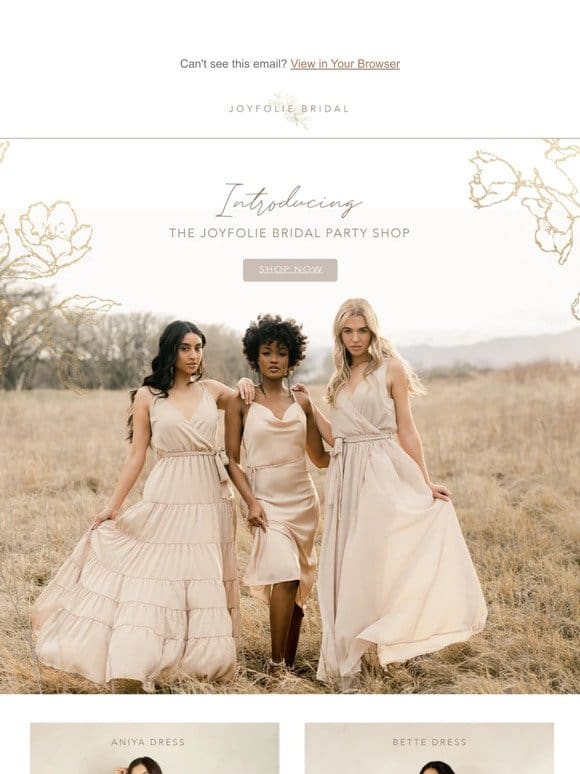 NEW   Bridal Party Shop