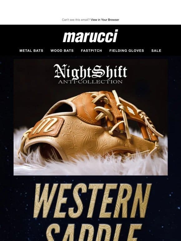 NEW! Western Saddle from Marucci Nightshift