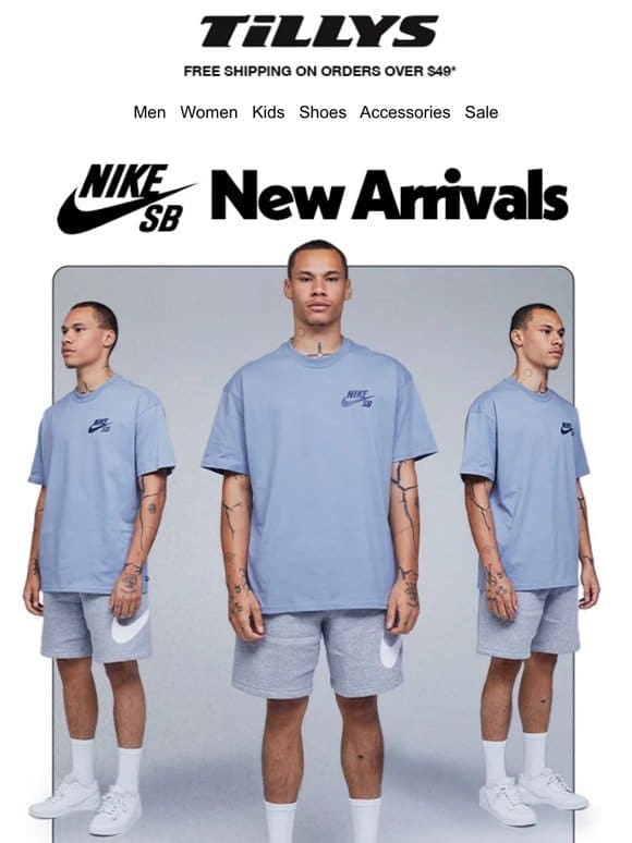 NIKE → All New Arrivals