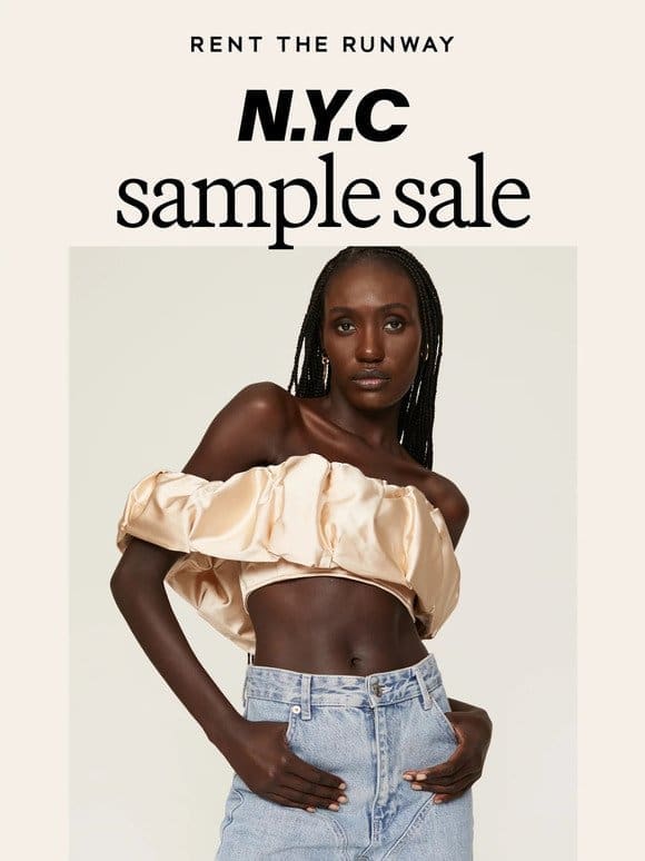 NYC Sample Sale Incoming