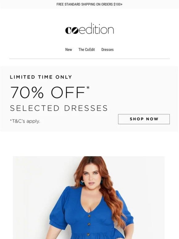 New Arrivals | Something Blue + 70% Off* Selected Dresses