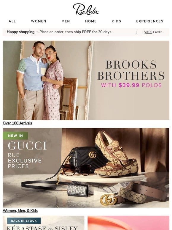 New Brooks Brothers w/ $39.99 Polos