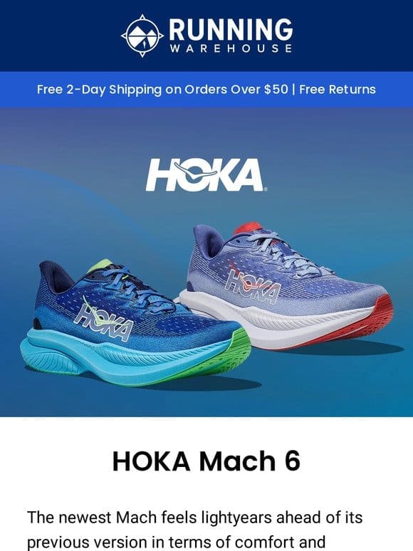 New HOKA Mach 6 – Innovations in Comfort