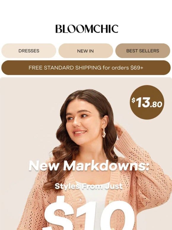 New Markdowns: Styles from Just $10