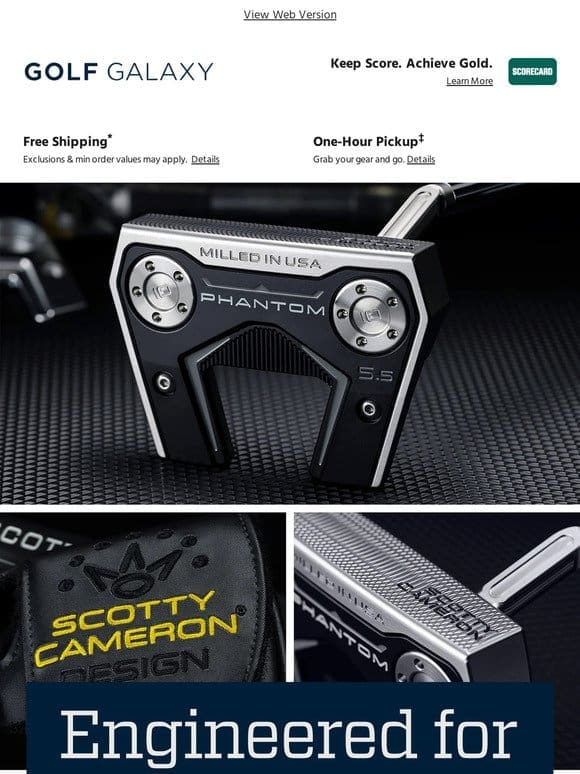 New! Scotty Cameron Phantom Putters