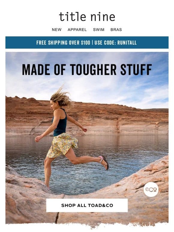 New feel-good gear from Toad&Co