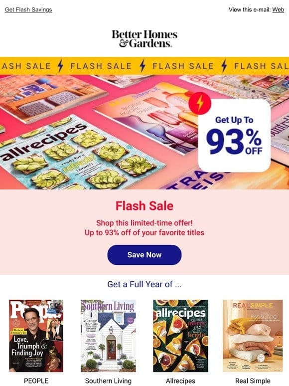 (Notification!) Your Flash Sale Savings Are Here