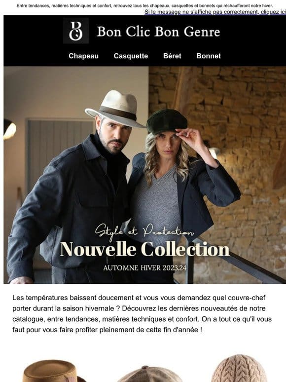 Nouvelle Collection Automne Hiver