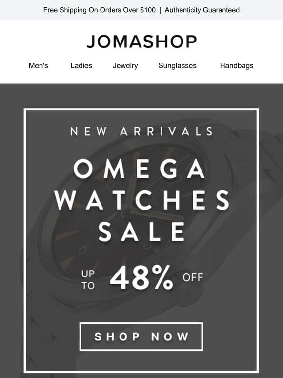 OMEGA WATCHES: FOR YOU (48% OFF)