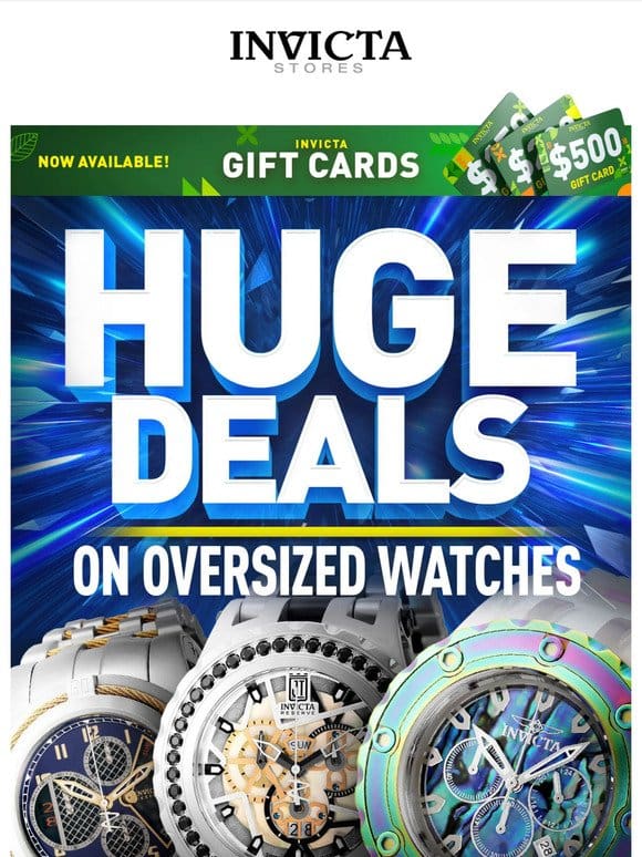 OOOVERSIZED DEALS On Overzised Watches❗️