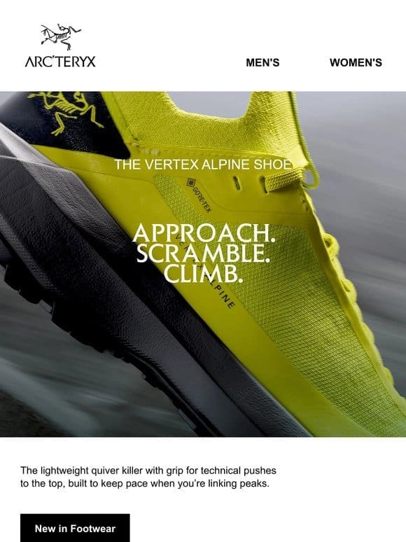 One Shoe that Approaches， Scrambles， and Climbs?