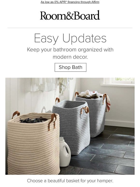 Organize your bath