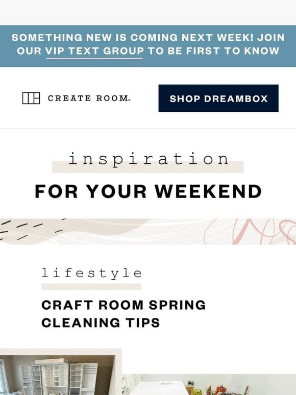 Organizing Tips for Spring Inside!