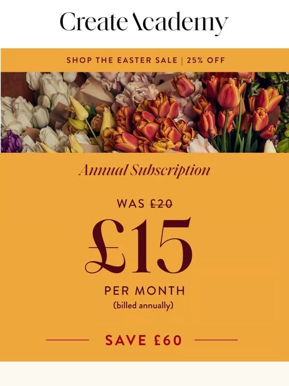 Our Easter Sale is here