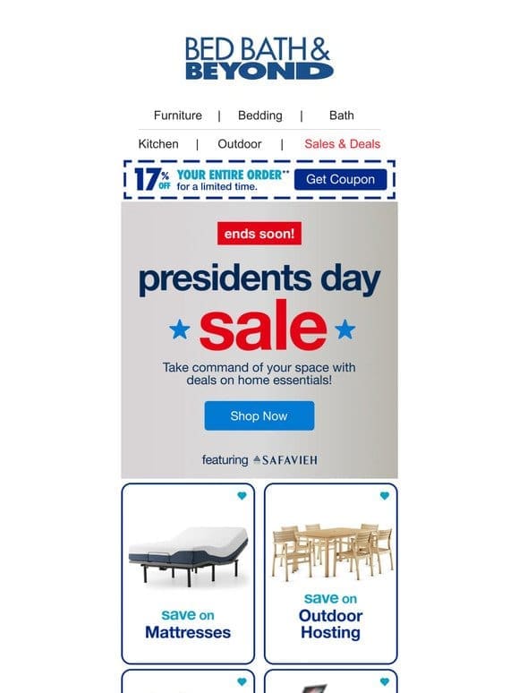 Our Extended Presidents Day Sale Ends Soon