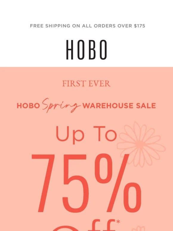 Our First Ever Spring Warehouse Sale!