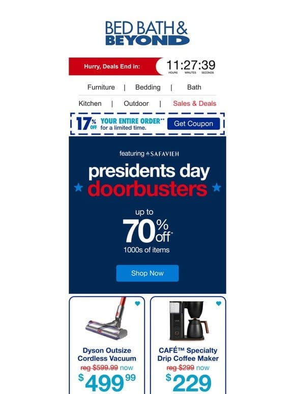 Our Most Presidential Discounts Won’t Be Around For Much Longer