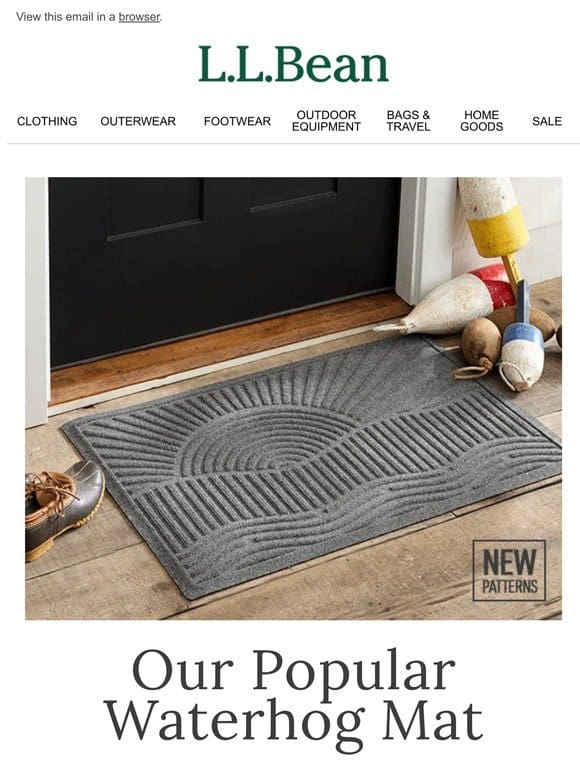 Our Waterhog Mat in NEW Fun Patterns