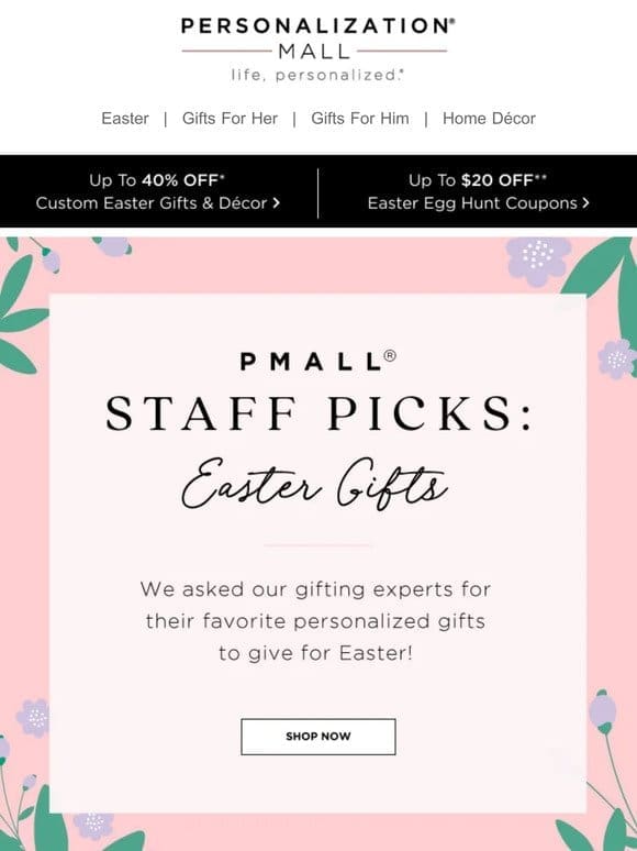 PMall Staff Picks: Easter Gifts