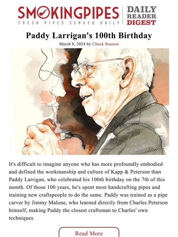 Paddy Larrigan’s 100th Birthday | Daily Reader Digest