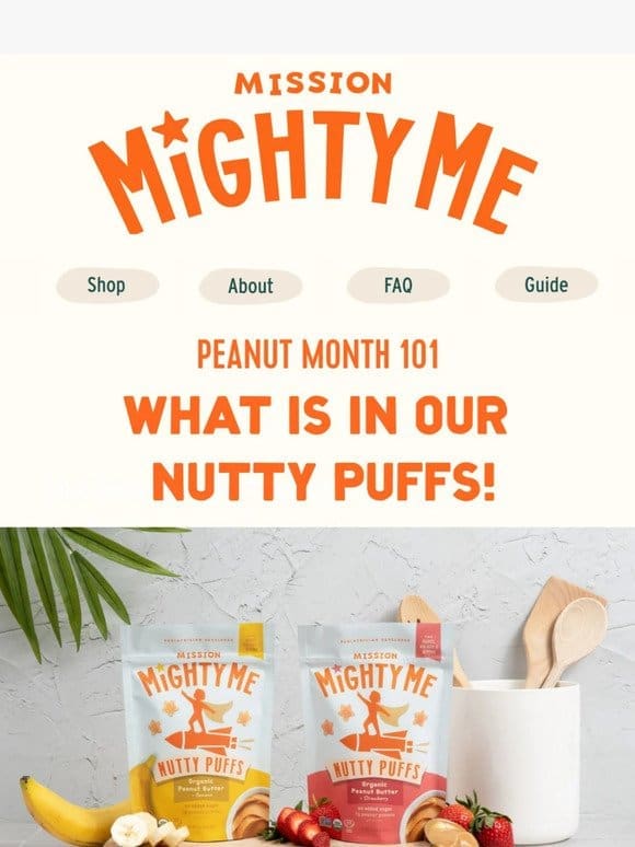 Peanut Month: What is in our Nutty Puffs