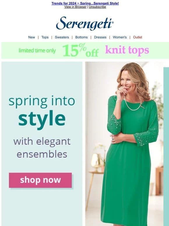 Perfect Spring Styles & Trends ~ Colorful & Comfortable!