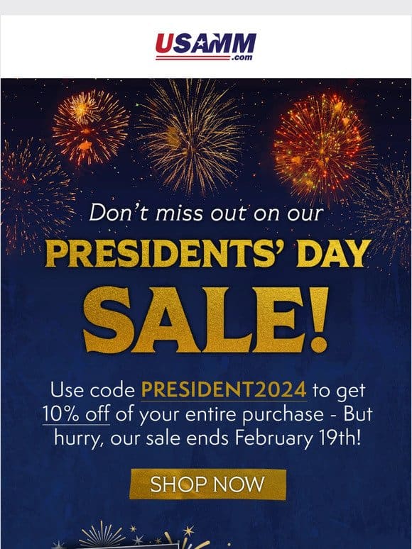 Presidents Day Sale Still Going