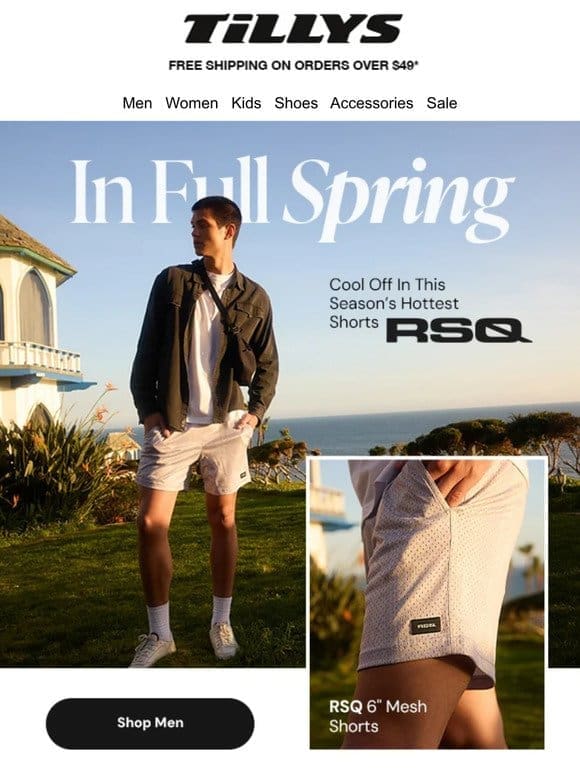 RSQ Shorts → In Full Spring