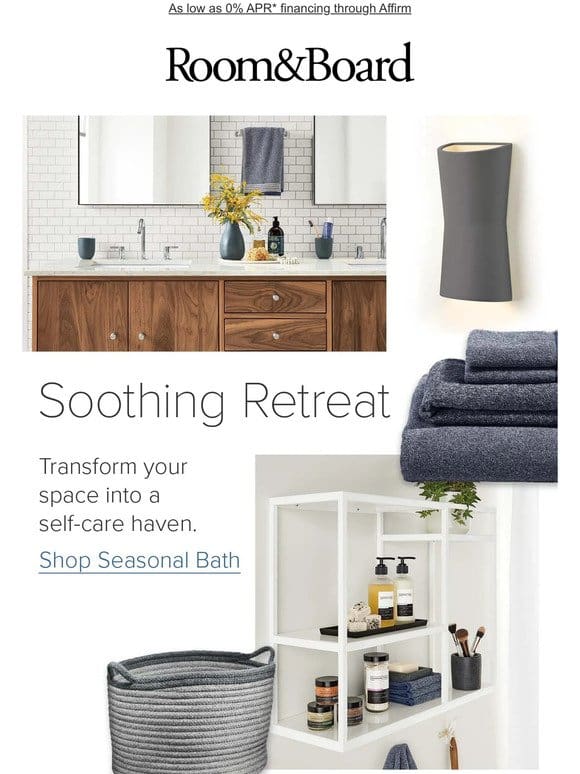 Refresh your bath for spring