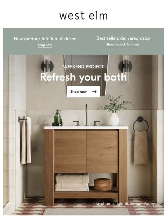 Refresh your bath the easy way