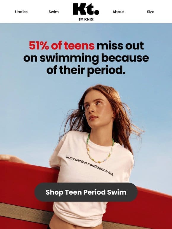 Remember skipping swimming because of your period?