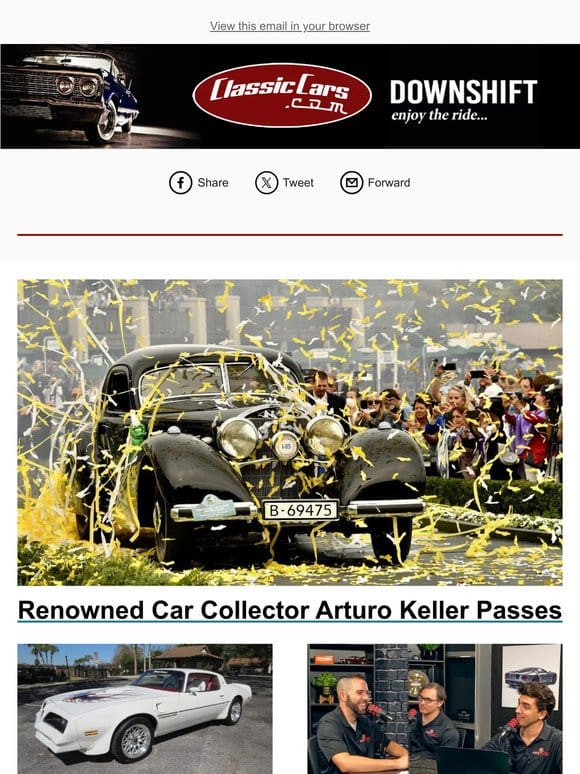 Renowned Car Collector Arturo Keller Passes