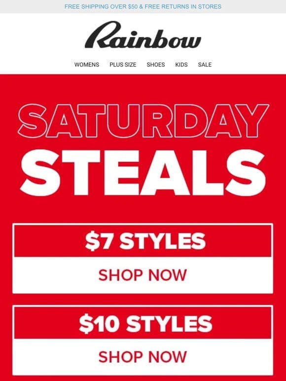 SATURDAYS STEALS That Will Steal More Than 1 ❤️