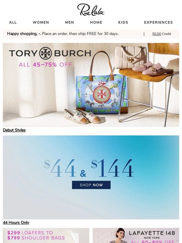 SHOP ASAP  ️ Tory Burch All 45 – 75% Off & More