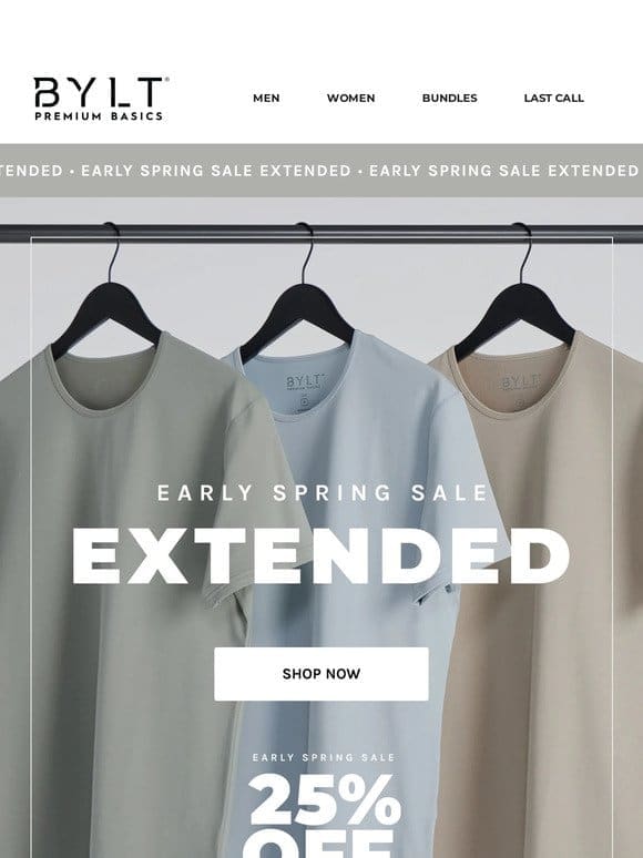 Sale EXTENDED ⚠️ Last Chance to Save
